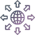 Global market expansion icon