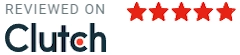 Clutch Reviews Badge showing the 5 start rating of The Provato Group